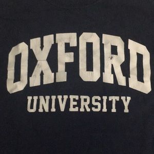 Oxford University Navy Medium shirt USED